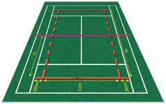 Mini Orange Tennis Coaching Set